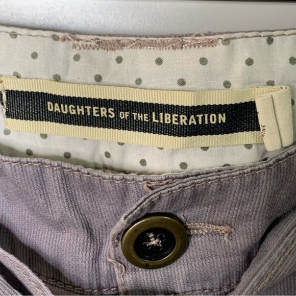 Daughters of the Liberation Flat Front Tie Pants - Picture 15 of 15